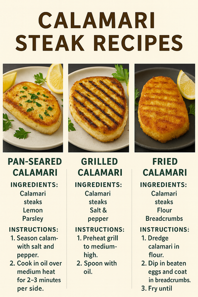 Easy Calamari Steak Recipes for Seafood Lovers
