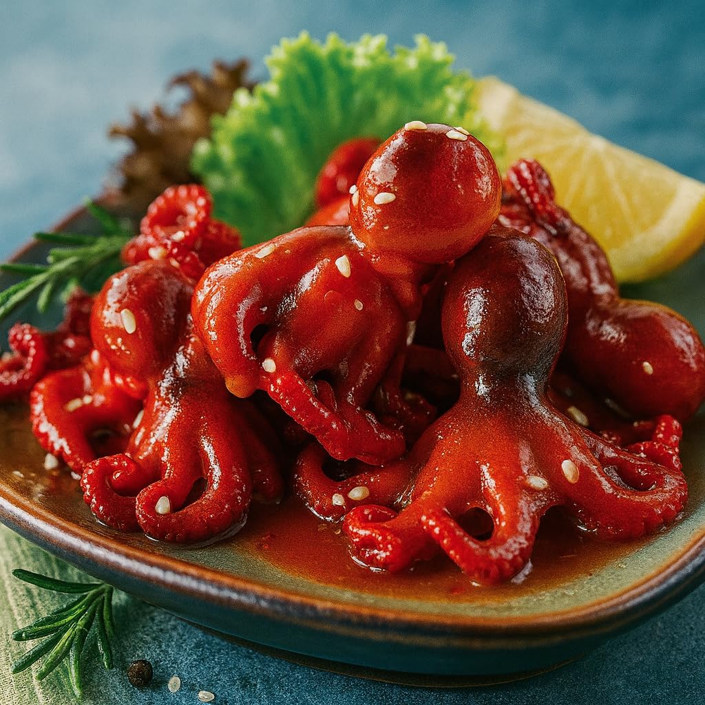 Baby Octopus Salad (Marinated Tako)