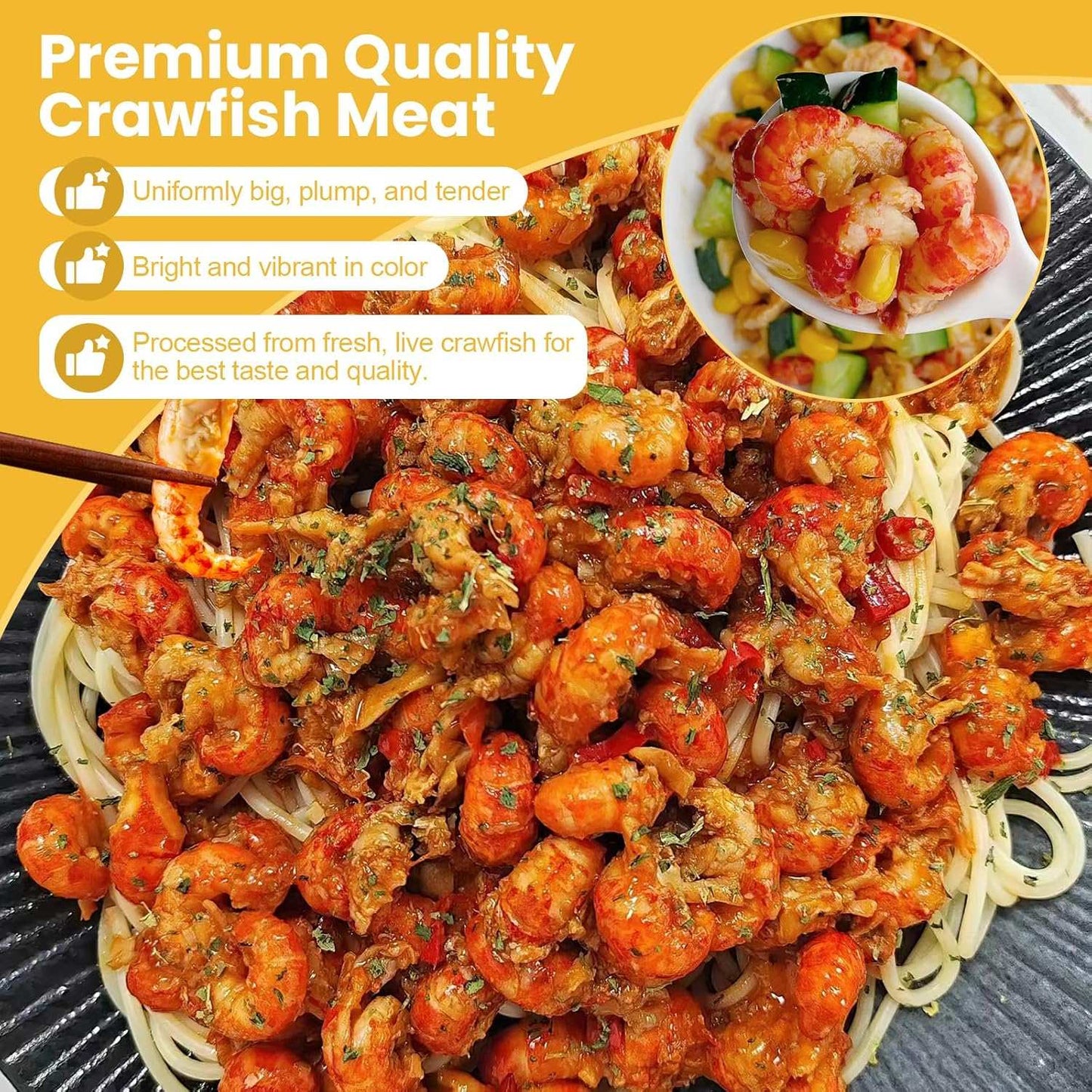 Large Size Crawfish Tail Meat