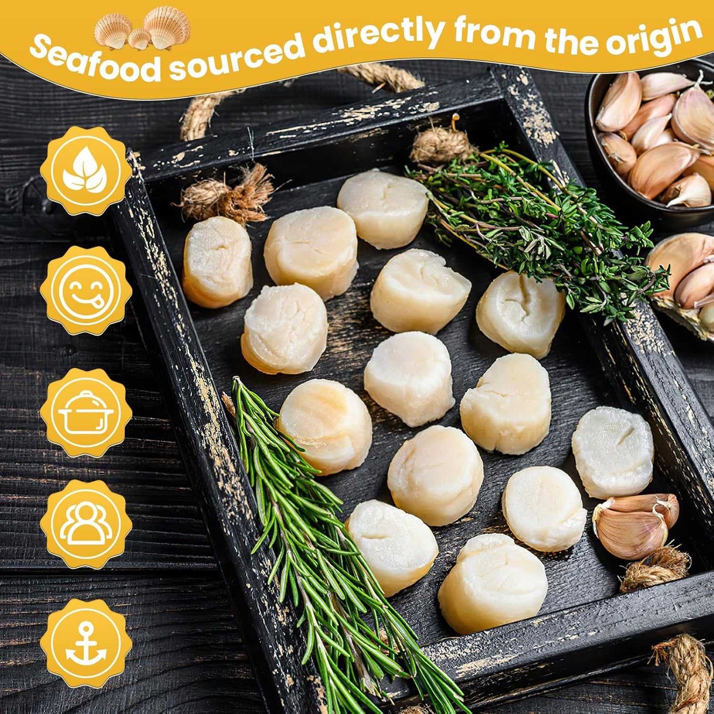 Dry Sea Scallops