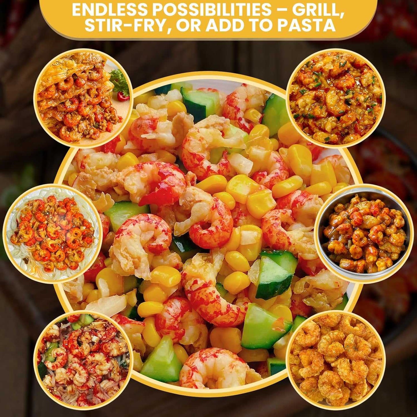 Large Size Crawfish Tail Meat