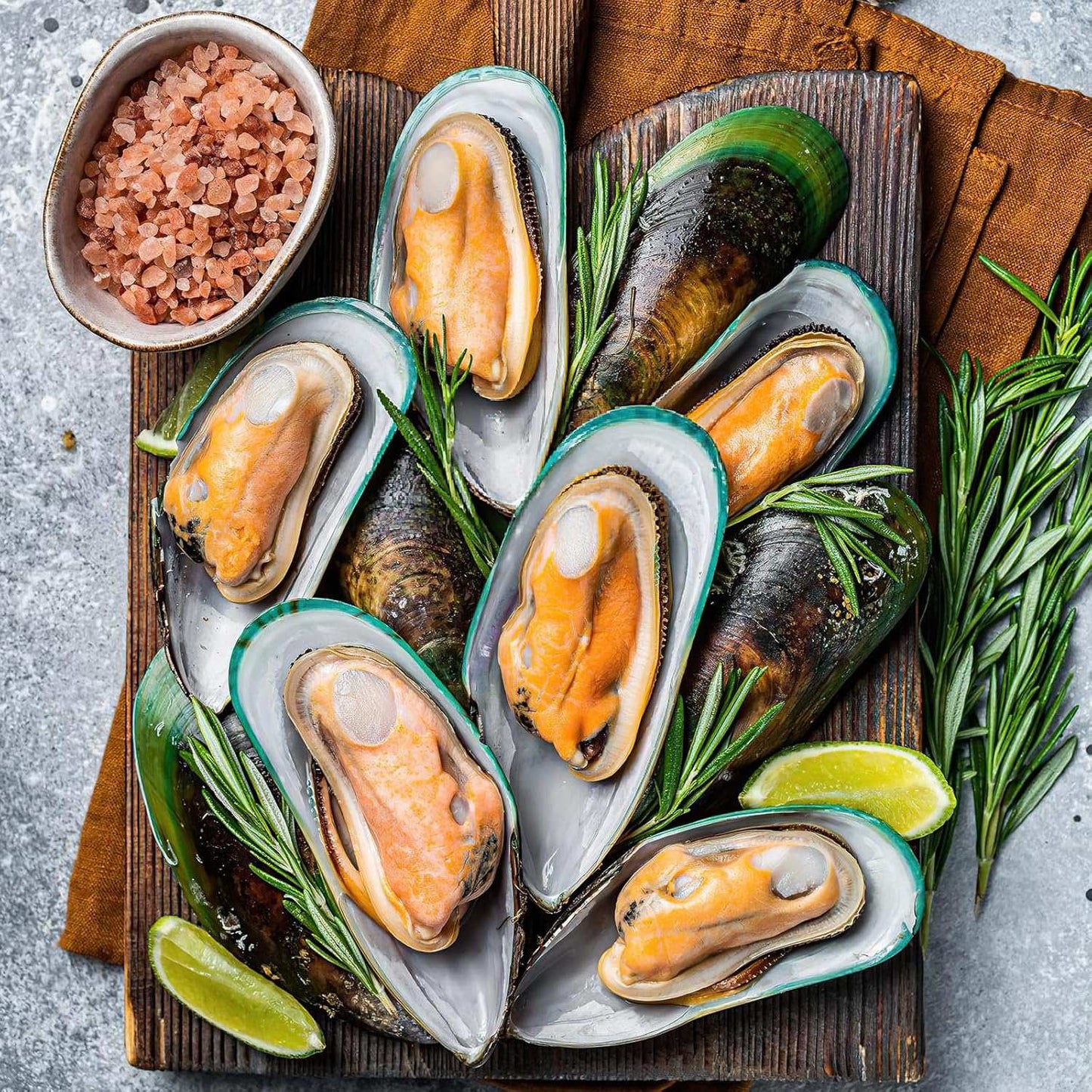 Large Size New Zealand Half Shell Mussels