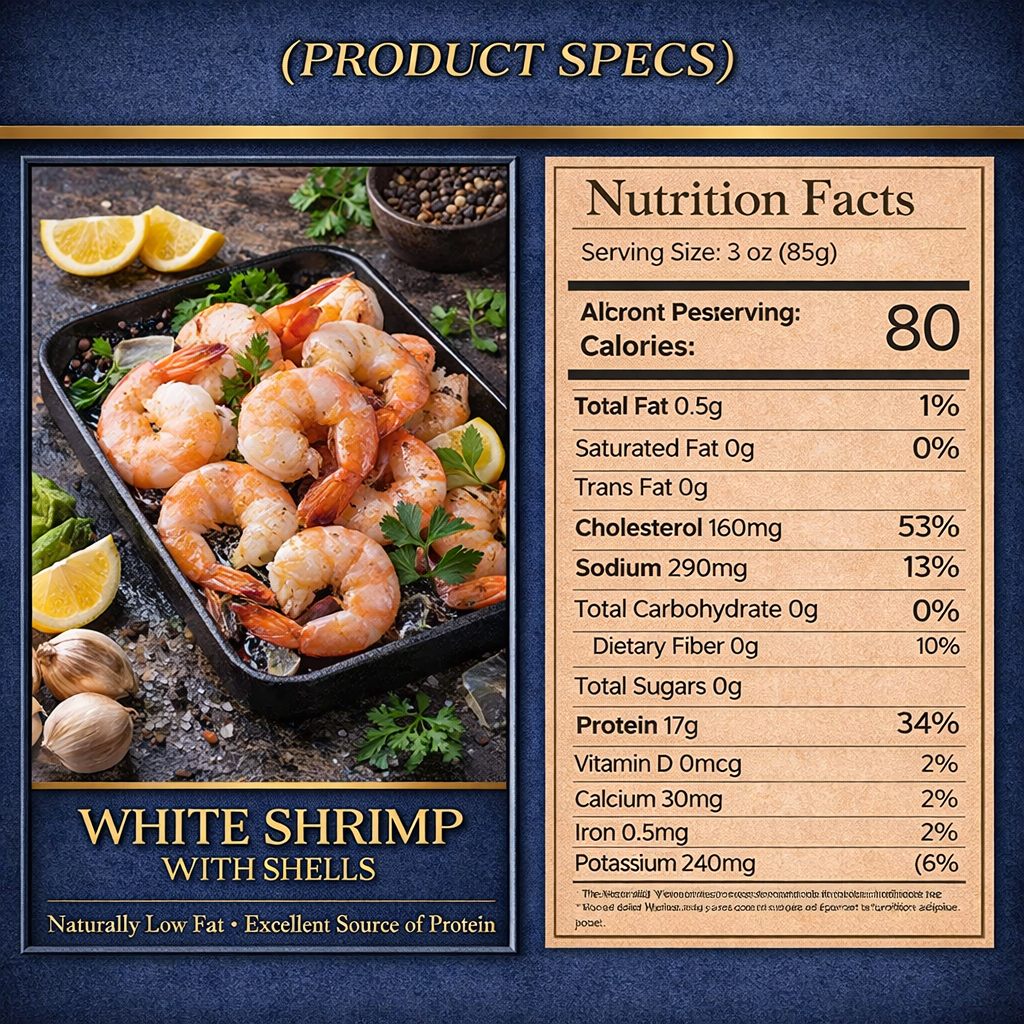 Ecuador White Shrimp