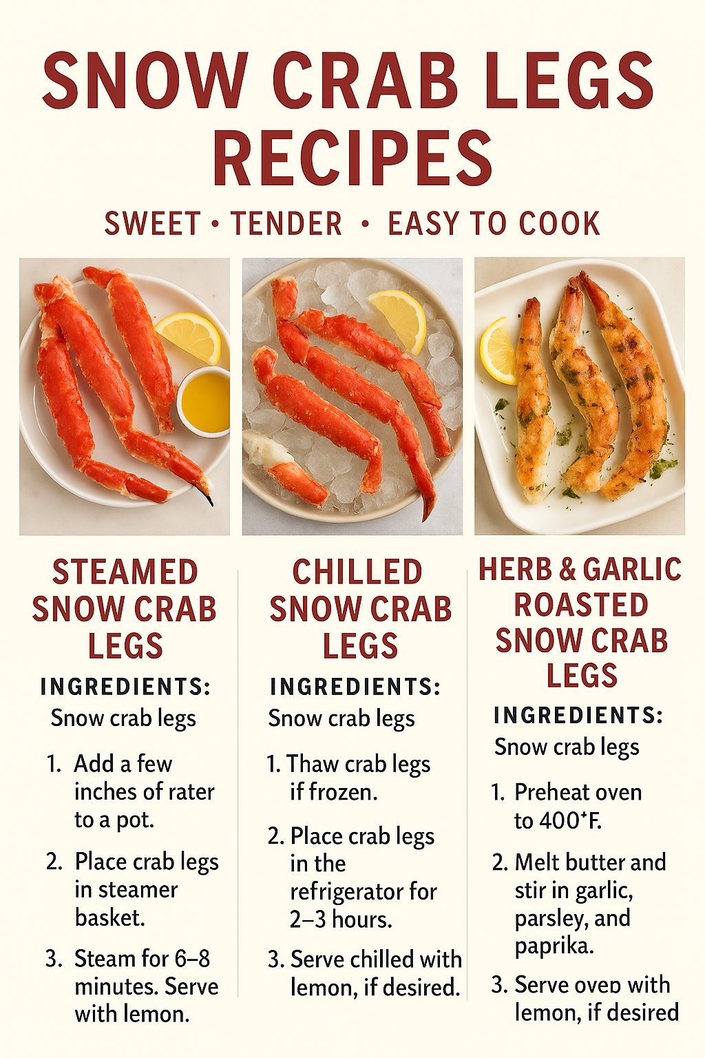Easy Snow Crab Legs Recipes for a Perfect Seafood Dinner