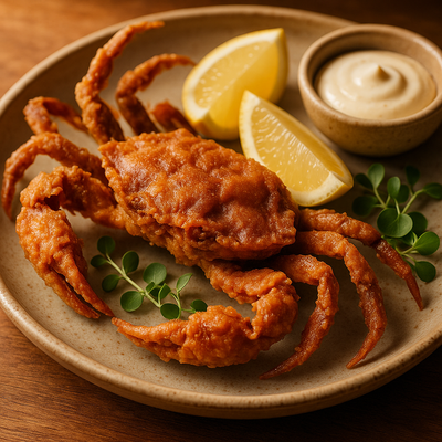 Premium Wild-Caught Soft Shell Crabs – Frozen, Cleaned & Ready to Cook