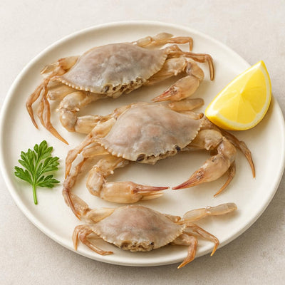 Premium Wild-Caught Soft Shell Crabs – Frozen, Cleaned & Ready to Cook