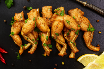 Premium Frozen Frog Legs (5–20 lb Packs, Skinless & Cleaned)