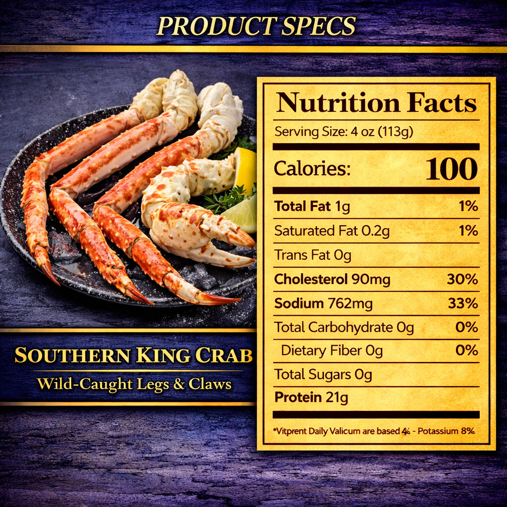 Large Snow Crab Legs  (2-20 lbs, 10-12oz Each)