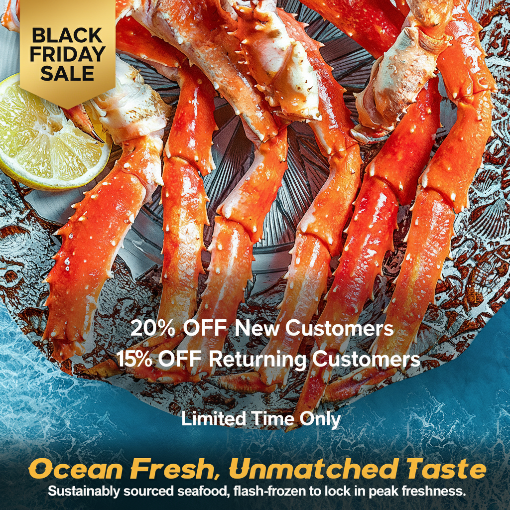 Black Friday Crab Legs Promotion